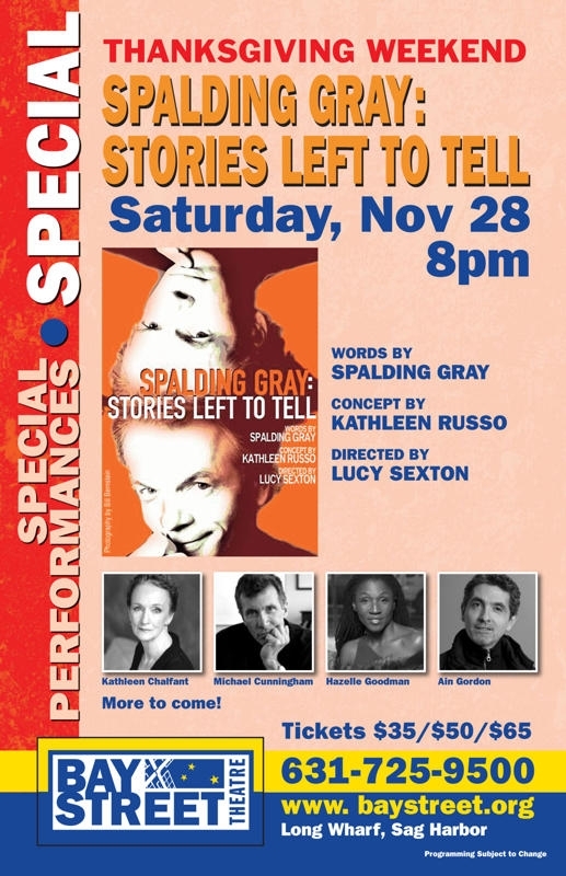 Stories Left To Tell at the Bay Street Theatre
