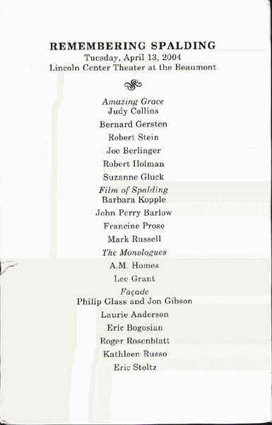 Spalding Memorial side 2
